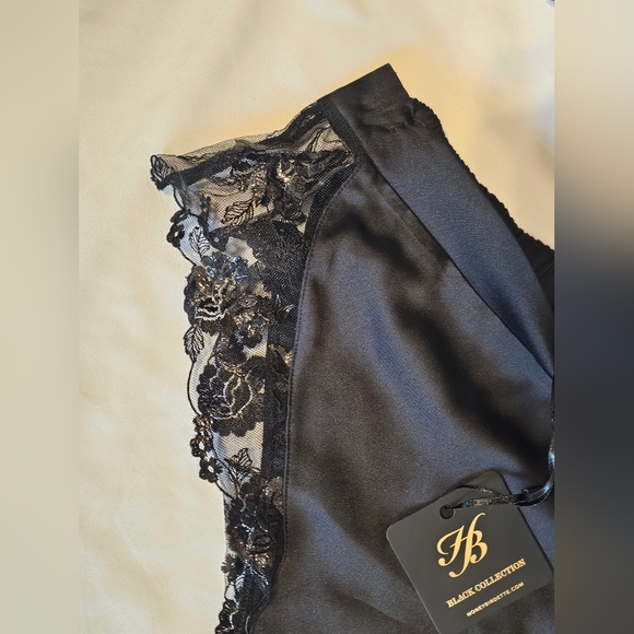 Honey Birdette Sold Out Whitney Black Cami And Briefs Set- Medium- NWT - Picture 9 of 14